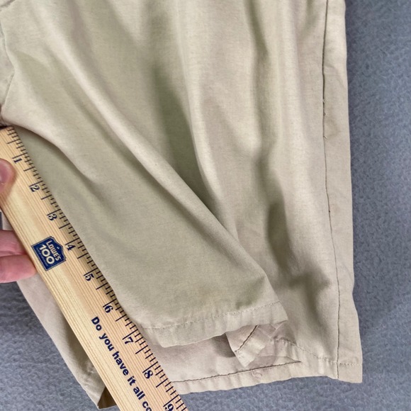 Sea Doo Athletics Men's Khaki Pleated Casual Shorts Size 38 - Picture 5 of 6